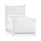 Brighton White Twin Bed.