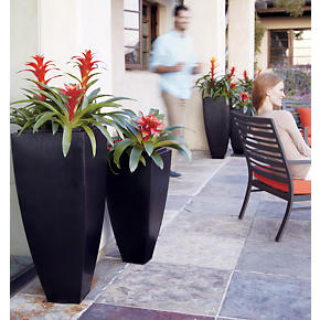 Bronze Tall Tapered Planters