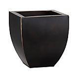 Large Bronze Tapered Planter