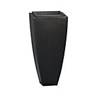 Bronze 26.5" Tall Tapered Planter.