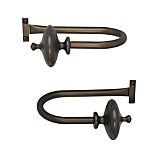 Set of 2 Bronze Urn Tiebacks