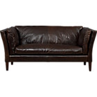 Brooks Leather Settee