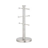 Brushed Stainless Mug Tree