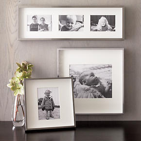 Brushed Silver Wall Frames