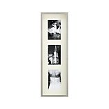 Brushed Silver Triple 4x6 Wall Frame