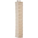 10-Section Hanging Buff Shoe Bag