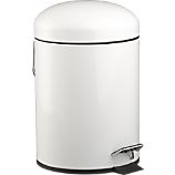 White Bullet 1.3-Gallon Trash Can