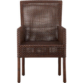 Cabria Honey Brown Woven Arm Chair