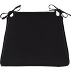 Black Cushion for Wood Chair.