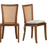 Calista Side Chair and Natural Cushion