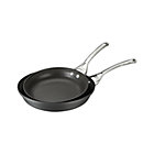 Set of two frypans: one each of 10" and 12"