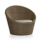 Calypso Mocha Swivel Lounge Chair with Cushion