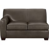 Cameron Leather Sectional Left Arm Loveseat