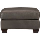 Cameron Leather Ottoman