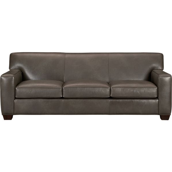 leather sleeper couch