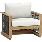 Canyon Lounge Chair with Sunbrella® White Sand Cushion.