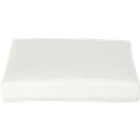Canyon Sunbrella® White Sand Ottoman Cushion.
