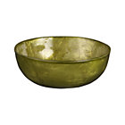 Capiz Green Round Dish.