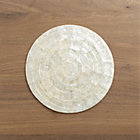 Capiz Shell Placemat.