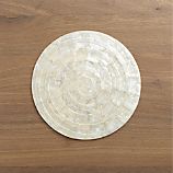 Capiz Shell Round Placemat