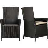 Captiva Java Arm Chair and Sunbrella® Stone Cushion