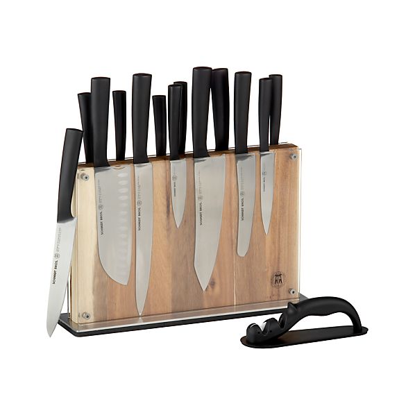 Schmidt Brothers ® Carbon6 15Piece Knife Block Set Crate and Barrel
