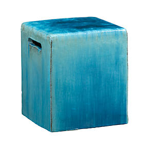 Carilo Blue Garden Stool