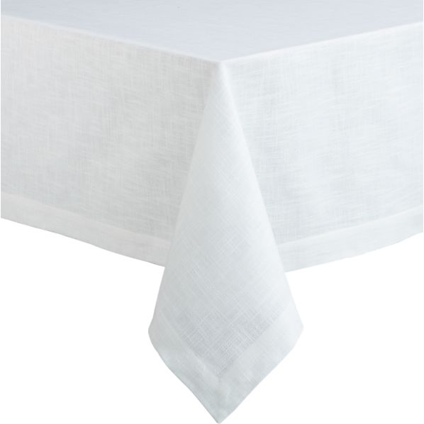 CasaWhiteTableclothS13