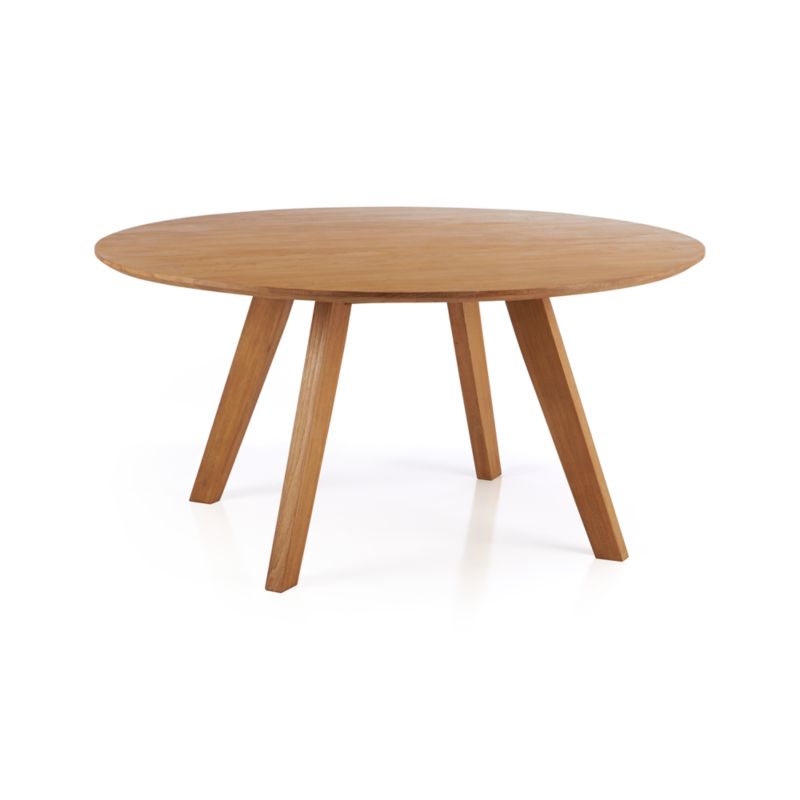 Cayman 60" Round Dining Table | Crate and Barrel