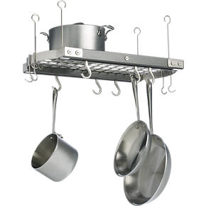 Small Grey Ceiling Pot Rack