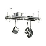 Large Grey Ceiling Pot Rack