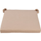 Chair Cushion Tan. 17.25"Wx15.5"Dx2"H