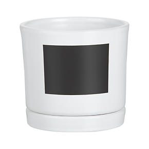 Chalkboard Herb Pot with Saucer
