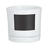 Chalkboard Herb Pot with Saucer