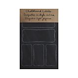 Set of 16 Chalkboard Sticker Labels