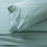 Chambray Blue Queen Sheet Set