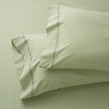 Set of 2 Chambray Green King Pllowcases