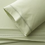Chambray Green Twin Sheet Set