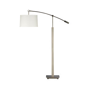 Charles Nickel Floor Lamp
