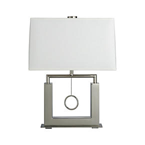 Charles Nickel Table Lamp