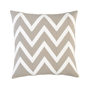 Chevron Off-White 18 Pillow