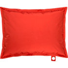 Chill Red Floor Pillow. 46"Wx36"Dx11"H