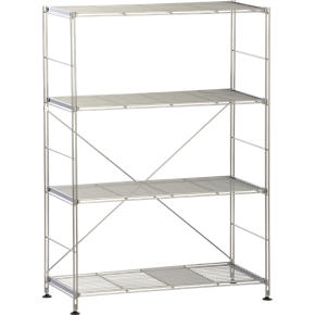 Chrome 4-Shelf Unit