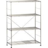 Chrome 4-Shelf Unit