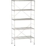 Chrome 5-Shelf Unit