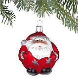 Chubby Santa Ornament