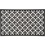 Circles Rubber 30"x18" Doormat