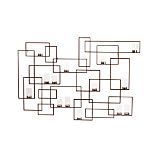 Circuit Wall Candleholder