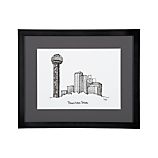 Cityscape Dallas Print