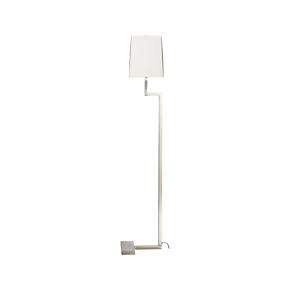 Clare Antiqued Silver Floor Lamp